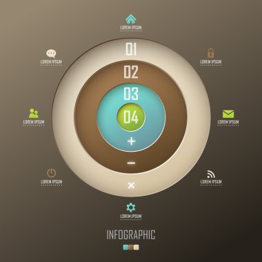 Infographic şablon tasarımı