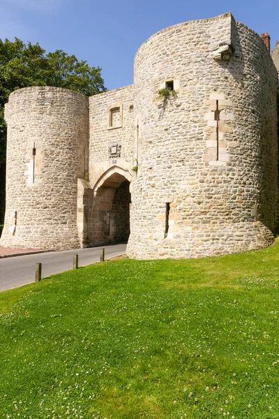 Porte Gayolle Muralhas Boulogne Sur Mer Pas Calais — Fotografia de Stock