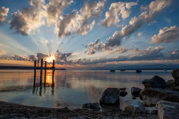 Lake Geneva Sunrise — Stock Photo, Image