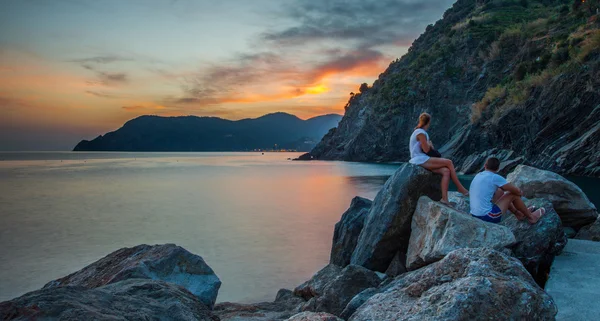 Vernazza, Cinque Terre - kikötő — Stock Fotó