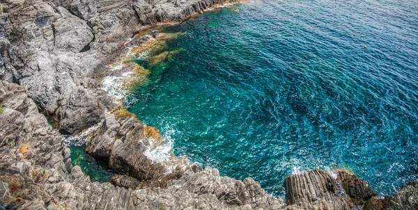 Cliff a moře abstraktní — Stock fotografie