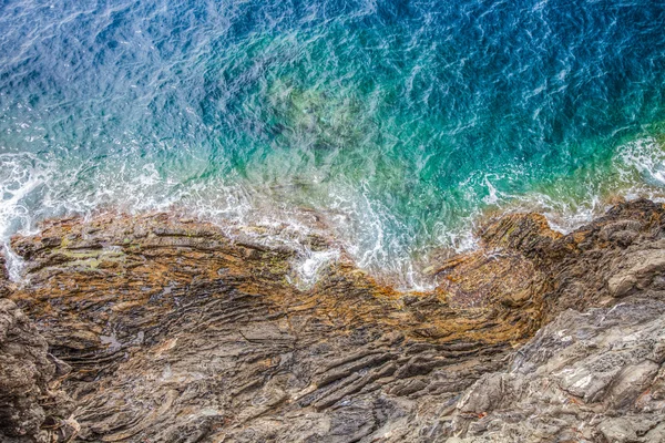 Cliff ve deniz soyut — Stok fotoğraf