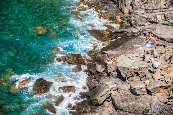 Turistas mediterrânicos — Fotografia de Stock