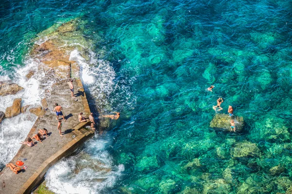 Medelhavet turister — Stockfoto