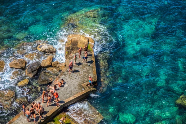 Turistas mediterrânicos — Fotografia de Stock