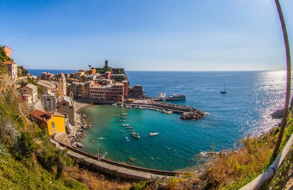 Фабьяцца, cinque terre, Фабрегас — стоковое фото