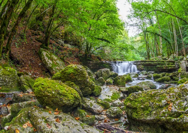 汝拉山 riverscape 法国 — 图库照片