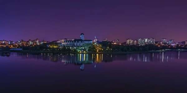 Paysage nocturne, Putrajaya, Malaisie — Photo