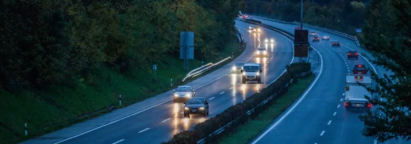 湿式高速道路 — ストック写真