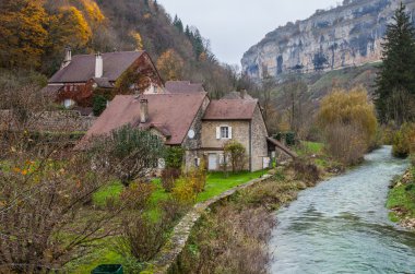 Medieval Building Baume-les-Messieurs, France