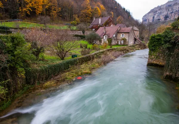 Medieval Building Baume-les-Messieurs, France — Stock Photo, Image