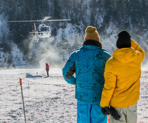 Hubschrauberrundflug — Stockfoto