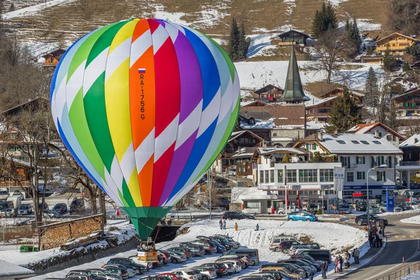 2013 35 gorącym powietrzem balon festiwalu, Szwajcaria — Zdjęcie stockowe