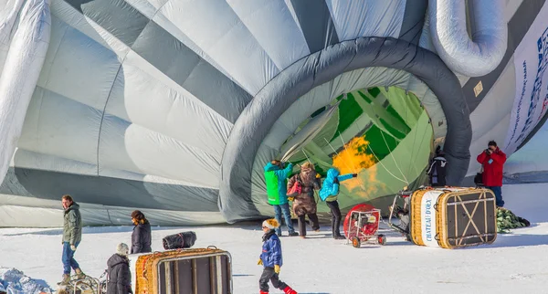 2013 35th Hot Air Balloon Festival, Suíça — Fotografia de Stock