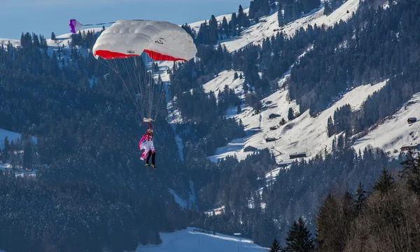 2013 35. Heißluftballonfestival, Schweiz — Stockfoto