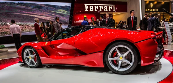 83rd Geneva Motorshow 2013 - Ferrari La ferrari — Stock Photo, Image