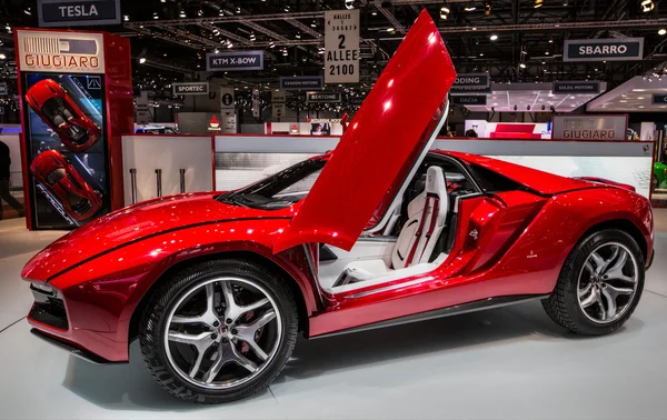 83-е Женевское автошоу 2013 - ItalDesign Giugiaro Parcour Roadste — стоковое фото