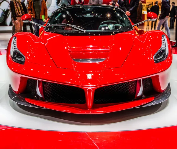 Вісімдесят третьої Женевському автосалоні 2013 - Ferrari La ferrari Стокова Картинка
