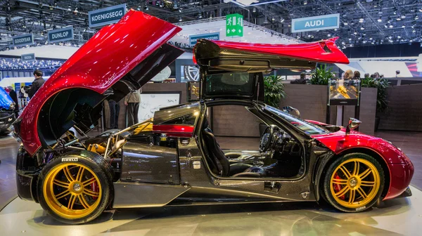 83. Genfer Autosalon - pagani huayra — Stockfoto