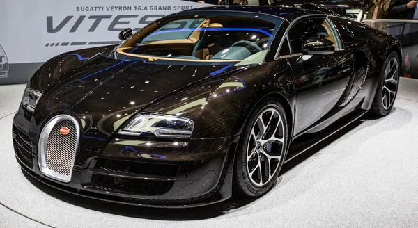 83rd Geneva Motorshow 2013 - Bugatti Veyron Royalty Free Stock Photos