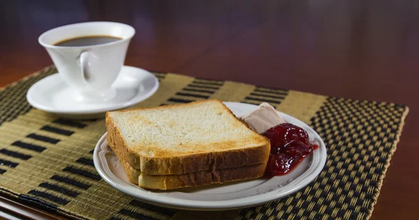 Coffee and Toast — Stock Photo, Image