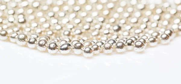Silver socker pärla pålägg — Stockfoto