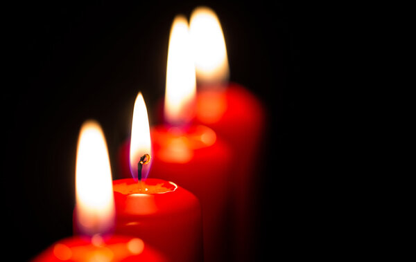 Красные свечи
