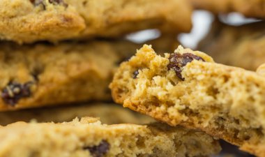 Kuru üzüm kurabiyeleri