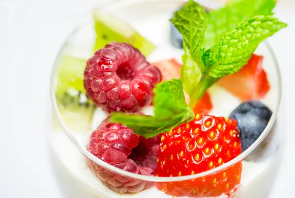 Fruta Parfait — Fotografia de Stock