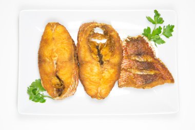 Kızarmış kırmızı snapper