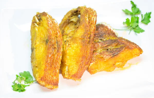 Snapper rosso fritto — Foto Stock