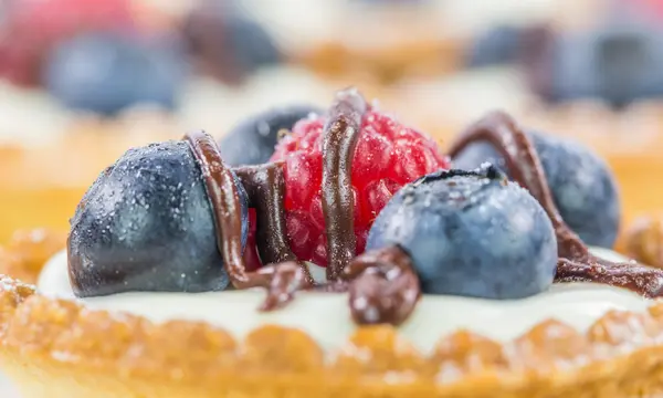 Mini tarta de frutas — Foto de Stock