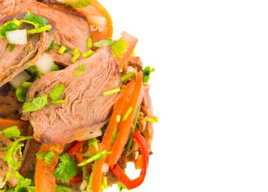 kızarmış biftek salata