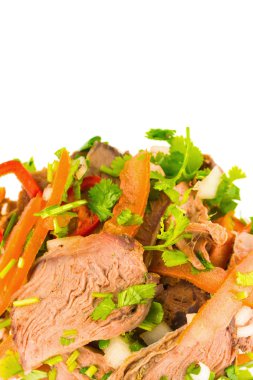 kızarmış biftek salata