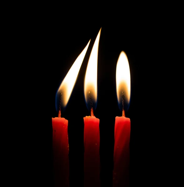 Plamen svíčky abstraktní — Stock fotografie