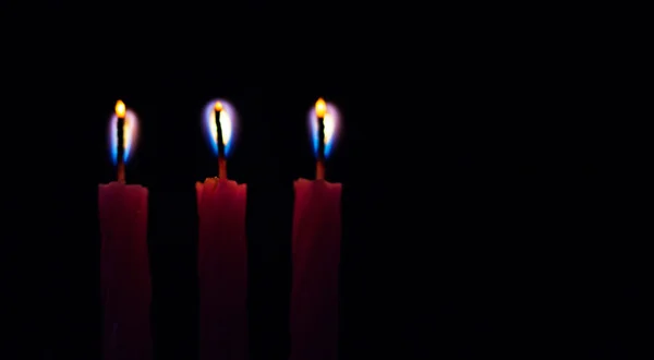 Candele Fiamma Astratto — Foto Stock