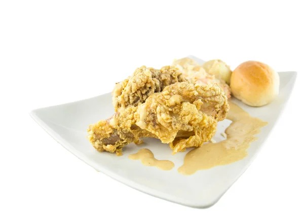 Fried Chicken Dinner Set — Stock Photo, Image
