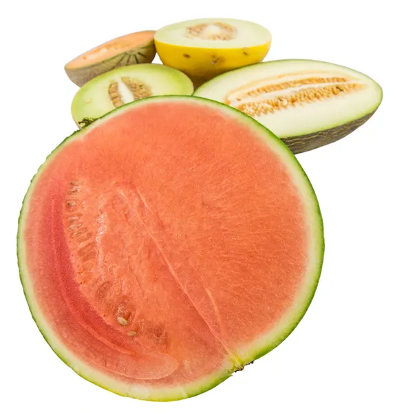 Potong melon — Stok Foto