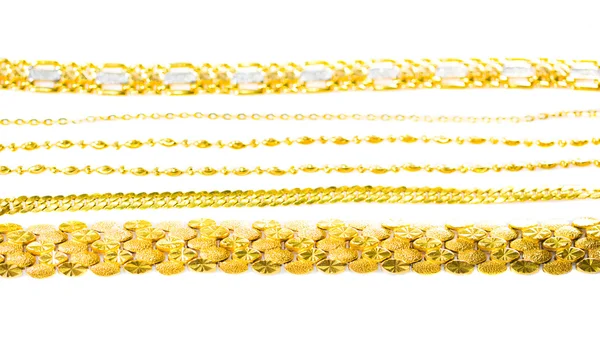 Zlatý náhrdelník — Stock fotografie