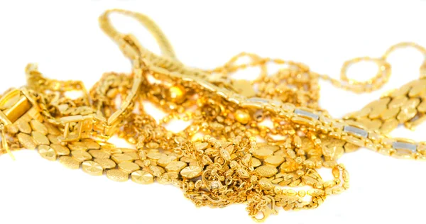 Guld halsband — Stockfoto