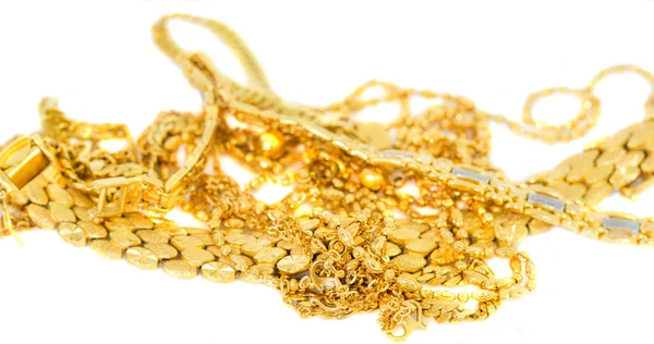 Gold Necklaces Royalty Free Stock Photos