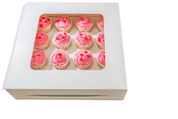 Cupcakes in a Box — Stock Photo, Image