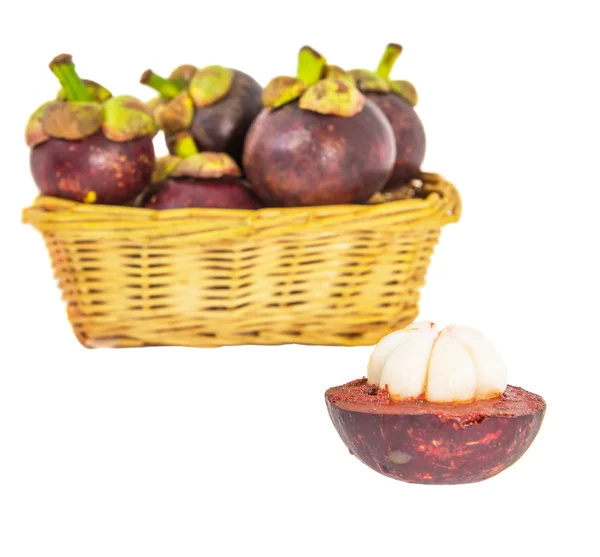 Mangosteen — Fotografie, imagine de stoc