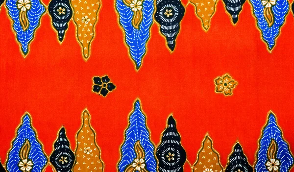 Malezja batik wzór — Zdjęcie stockowe