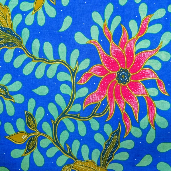 Malaysia Batik Pattern — Stock Photo, Image
