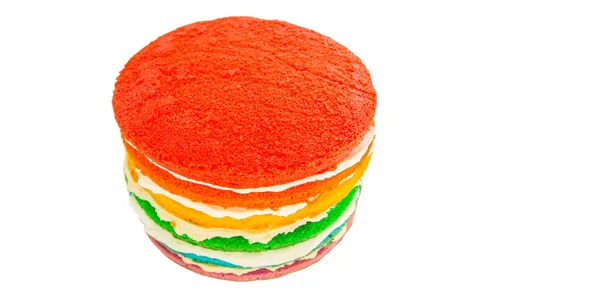 Regenbogenkuchen — Stockfoto