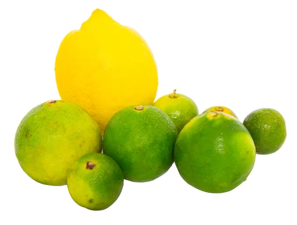 Calamansi, Lime and Lemon — Stock Photo, Image