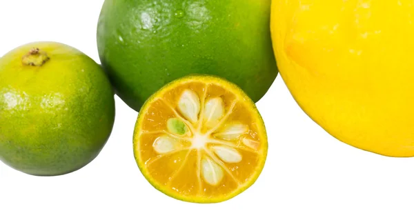 Calamansi, Lime e Limone — Foto Stock