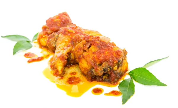 Chicken with chili based sauce. — Stock Photo, Image