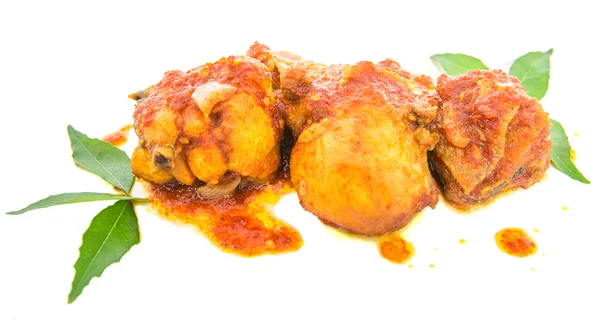 Ayam dengan saus berbasis cabai . — Stok Foto